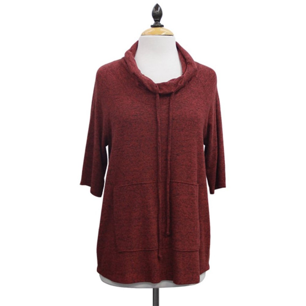 Cozy Brushed Cowl Neck